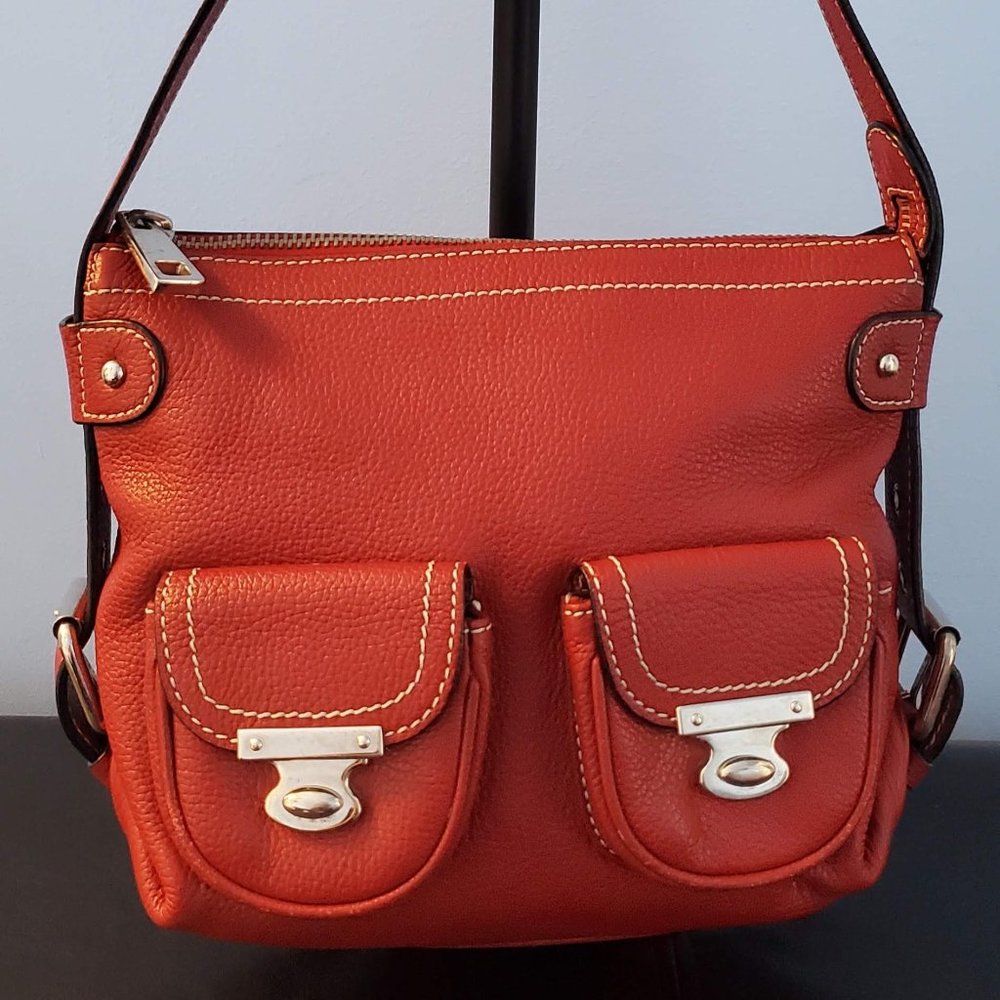 CNKW Red Leather Bag